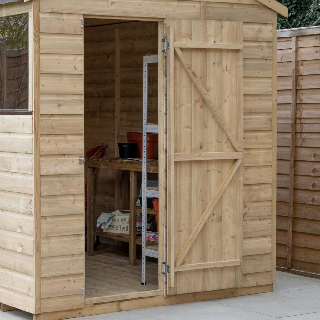 Shiplap PTR 8×6 Apex Potting Shed 5013053198728 2
